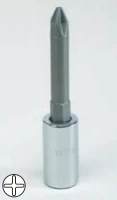 Wright #1 - 1/4" Dr. Long Phillips Screwdriver Bit & Socket (2267WR) - Image 3