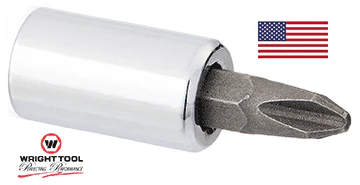 #1 - 1/4" Dr. Phillips Screwdriver Bit & Socket (2265WR) - Image 2