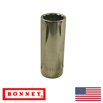 1/2" - 12 Point Deep Socket Bonney 1/2" Drive (AL16) - Image 2