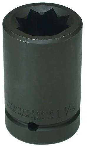 1-3/16" - 8 Pt. Double Square Deep Impact (Railroad) Socket (8938RWR)