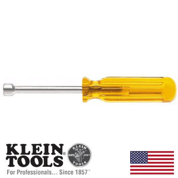 Klein 1/4" Hollow-Shank Nut Driver - 3" Shank (S8) - Image 2