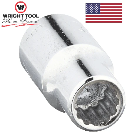 Wright 11/32" - 1/4" Dr. 12 Pt. Std. Socket #2111 (2111WR) - Image 2