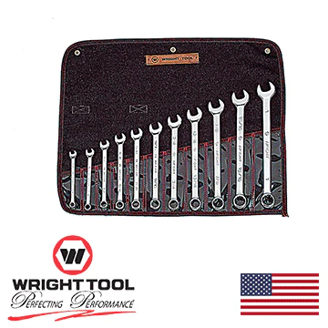 11 Piece Full Polish Combination Wrench Set 3/8" - 1" 12 Point (911WR) - Image 2
