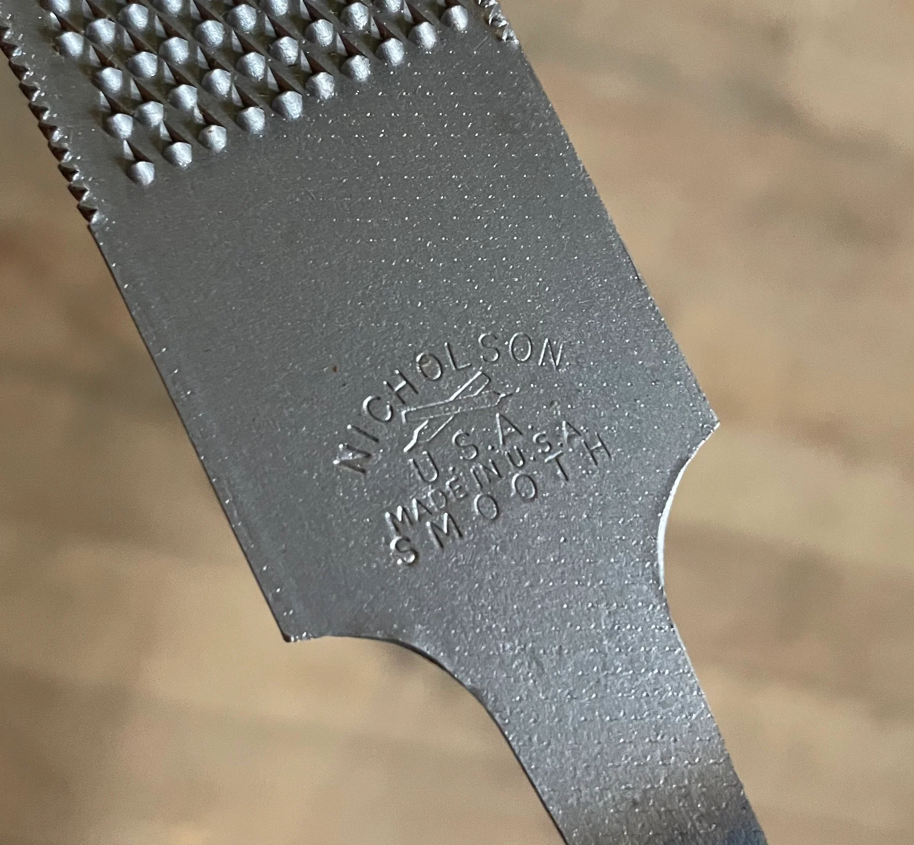 12" USA Nicholson Half Round Smooth Rasp (19746) - Image 5