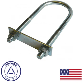 Chicago Hardware #13L Round Bend U-Bolt (50256-6) - Image 2