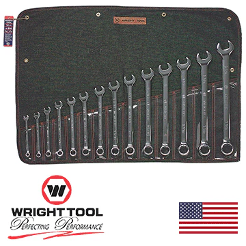 14 Piece Full Polish Combination Wrench Set 3/8" - 1-1/4" 12 Point (914WR) - Image 2