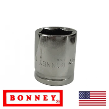 17MM - 6 pt Bonney Socket, 3/8 drive (MTH17) - Image 2