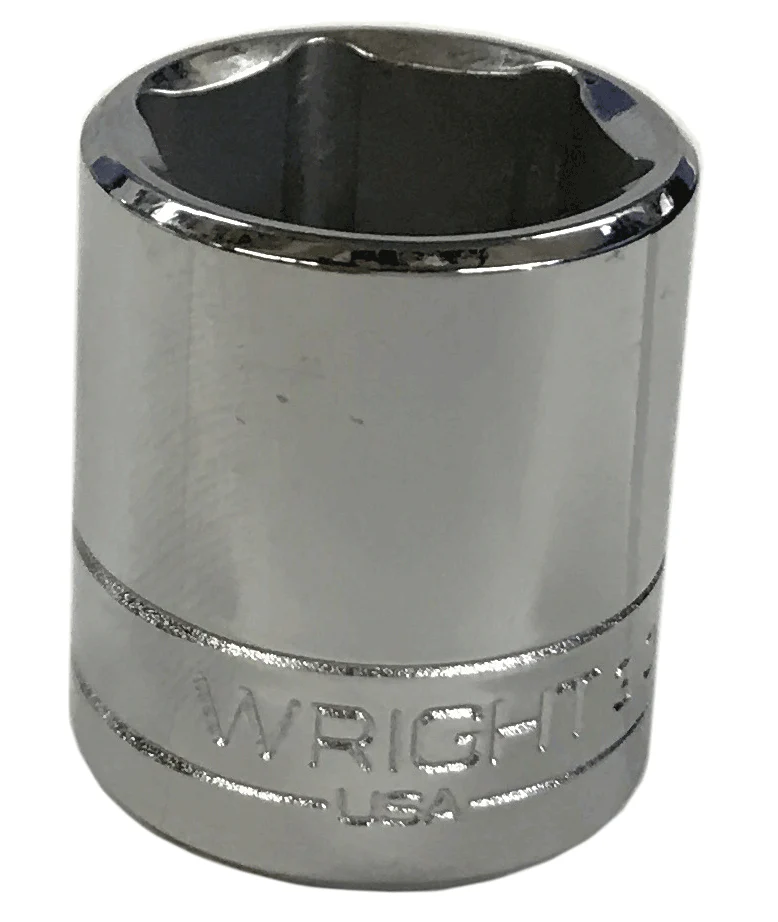 17mm 6 Point 3/8" Dr. Wright Standard Metric Socket #30-17MM (30-17MMWR)