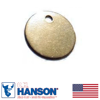 18 Gauge 1 1/4" Solid Brass Tags (41842) - Image 2