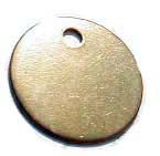 18 Gauge 1" Solid Brass Tag (1078B) (41822)