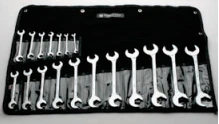 18 Piece Open End Double Angle 15 & 60 Degrees Wrench Set (732WR) - Image 3