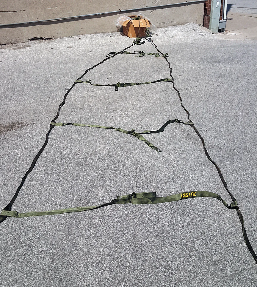185' of Aircraft Carrier Nylon Web Strapping (1710-00-341-9214)