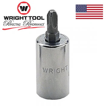 Wright Tool 3266 3/8" Drive Phillips Screwdriver Bit and Socket, #2 (3266WR) - Image 2
