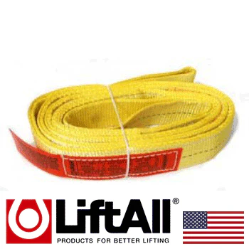 Lift-All 2" x 8' Sling Flat Eye Poly Web Double Ply (EE2802DFX8) - Image 2