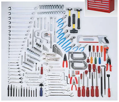 219 Pc Intermediate Set 1/4" 3/8" & 1/2" (Tools Only) (131WR) - Image 2