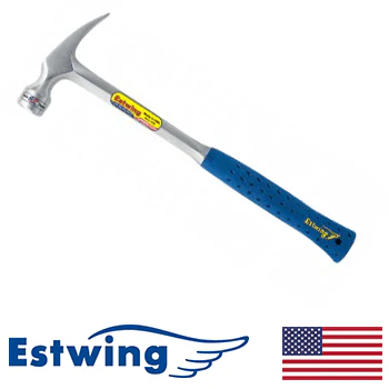 Estwing Long-Handled Nylon-Vinyl Grip Smooth-Face Hammer (E3-22S) - Image 2