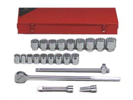 3/4" Dr. Wright 22 Pc. Socket Set 12 Pt 7/8 - 2" #623 (623WR)