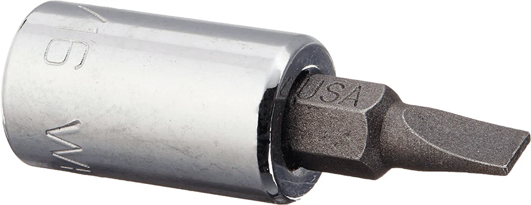 3/16" - 1/4" Dr. Standard Screwdriver Bit & Socket (2260WR)