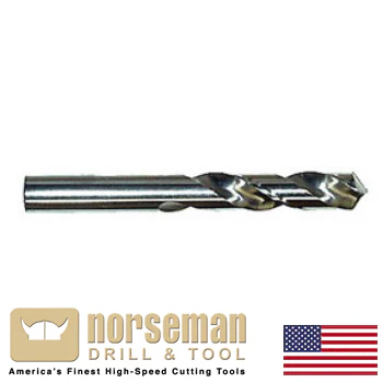3/16" Norseman Heavy Duty Stubby Drill Bit (25640) - Image 2