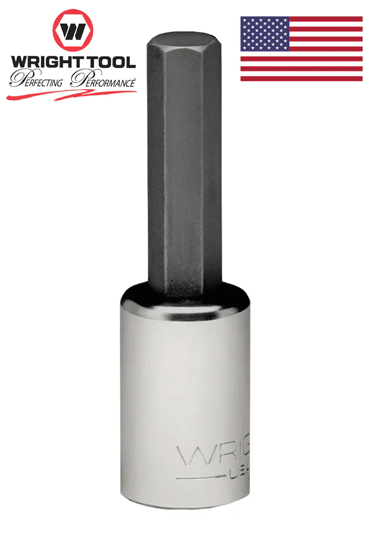 Wright 3/32" - 1/4" Dr. Hex Bit With Socket #2204 (2204WR) - Image 2