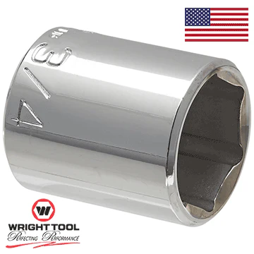 3/4"- 6 Pt. 3/8" Dr. Wright Std. Socket (3024WR) - Image 2