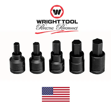 3/4" Drive Wright Tool 5 Piece Hex Bit Socket Set #606 (606WR) - Image 2