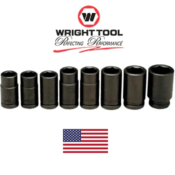 3/4" Drive 8 Piece 6 Point Deep Impact Socket Set 7/8" - 1-1/2" (608WR) - Image 2