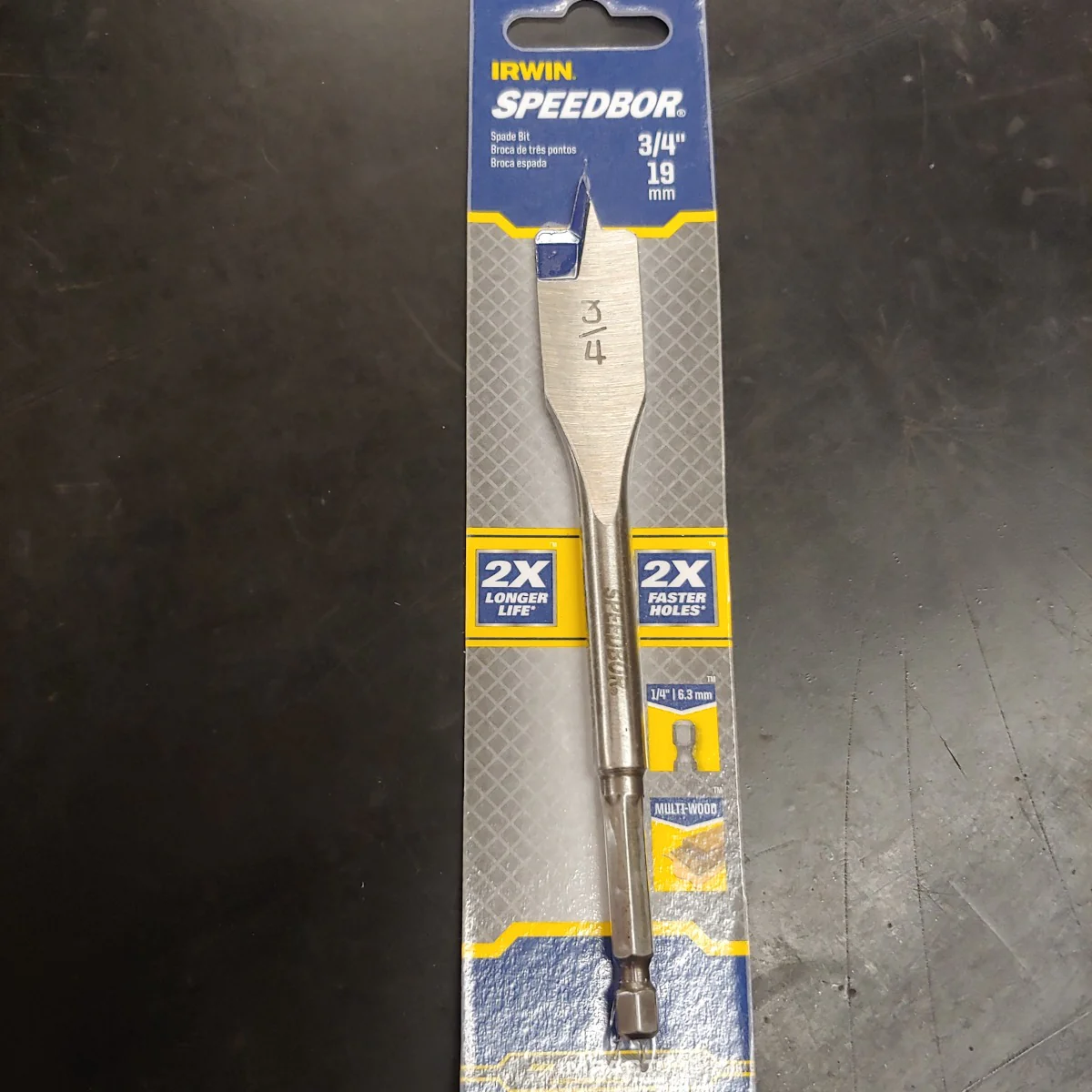3/4  Irwin Speedbor Spade Bit (88812) - Image 2
