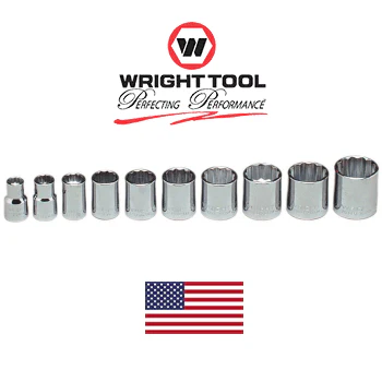3/8" Drive 10 Piece 12 Point Standard Socket Set (378WR) - Image 2