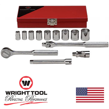 3/8" Drive 13 Piece 12 Point Standard Socket Set (330WR) - Image 2