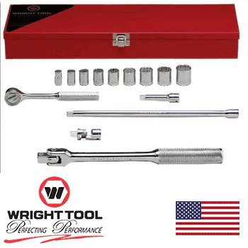 3/8" Drive 14 Piece 12 Point Standard Socket Set (334WR) - Image 2
