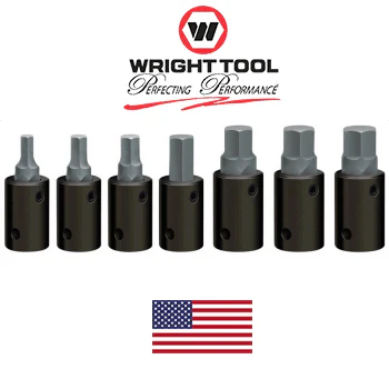 3/8" Drive 7 Piece Impact Hex Bit Socket Set (362WR) - Image 2