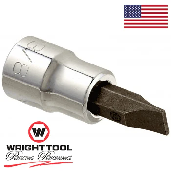 Wright Tool 3262 3/8" Drive Standard Screwdriver Bit and Socket (3262WR) - Image 2