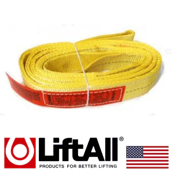 Lift-All 4" x 12' Sling Single Ply Polyester Web Eye & Eye (EE1804DFX12) - Image 2