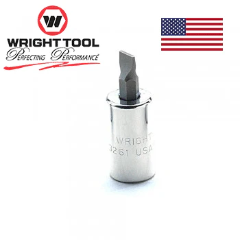 Wright Tool 3261 3/8" Drive Standard Screwdriver Bit and Socket, 5/16" (3261WR) - Image 2