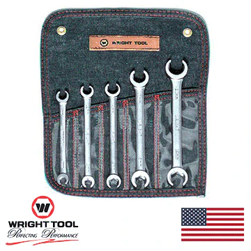 5 Piece Metric Flare Nut Wrench Set 9mm-14mm (744WR) - Image 2