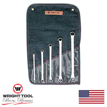 5 Piece Satin Finish Box End Wrench Set 5/16" - 7/8" (747WR) - Image 2