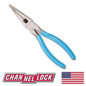 Channellock 7-1/2" Long Nose Pliers w/ Side Cutter (317) - Image 2