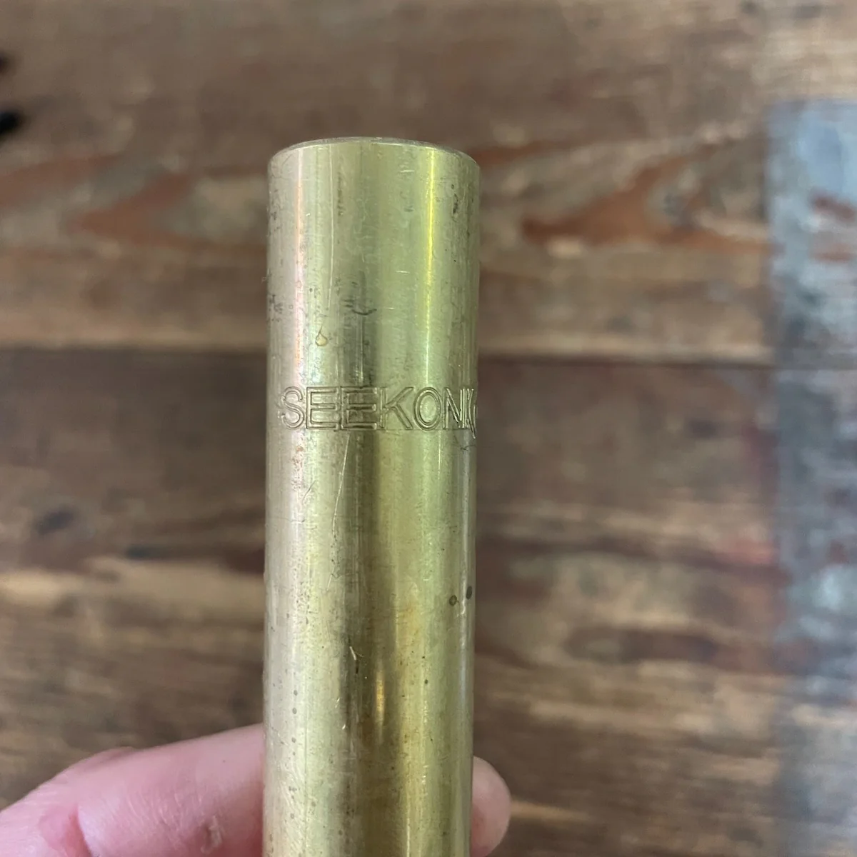 Seekonk 7/8" Round-Tip Brass Punch (SEEKONK) - Image 3