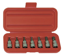7 Pc. 3/8" Dr. Wright Hex Bit Socket Set 1/8 - 3/8 (305WR)
