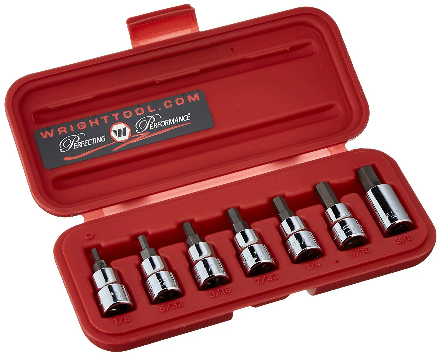 7 Pc. 3/8" Dr. Wright Hex Bit Socket Set 1/8 - 3/8 (305WR) - Image 4