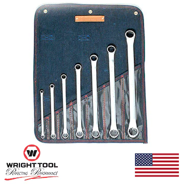 7 Piece Satin Finish Box End Wrench Set 5/16" - 1-1/8" (749WR) - Image 2