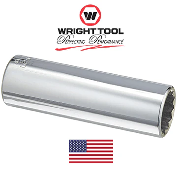 3/8" Dr. Wright 9/16" 12 Point Deep Socket #3618 (3618WR) - Image 2