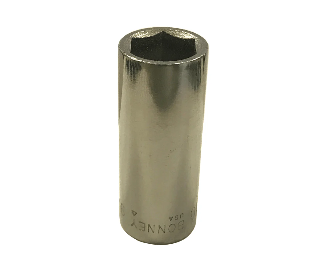 9/16" - 6 Point Deep Bonney Socket 3/8 Drive (TLH18)
