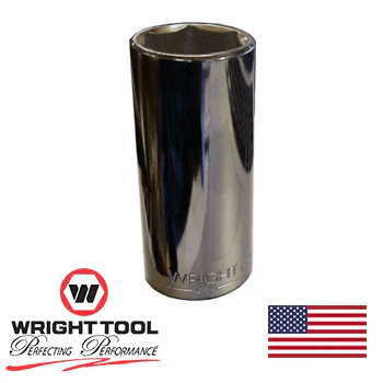 3/8" Dr. Wright 9/16" 6 Pt. Deep Socket #3518 (3518WR) - Image 3