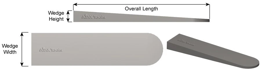 AJAX 1 3/4 x 1 3/4 x 12 wedge (887) - Image 3