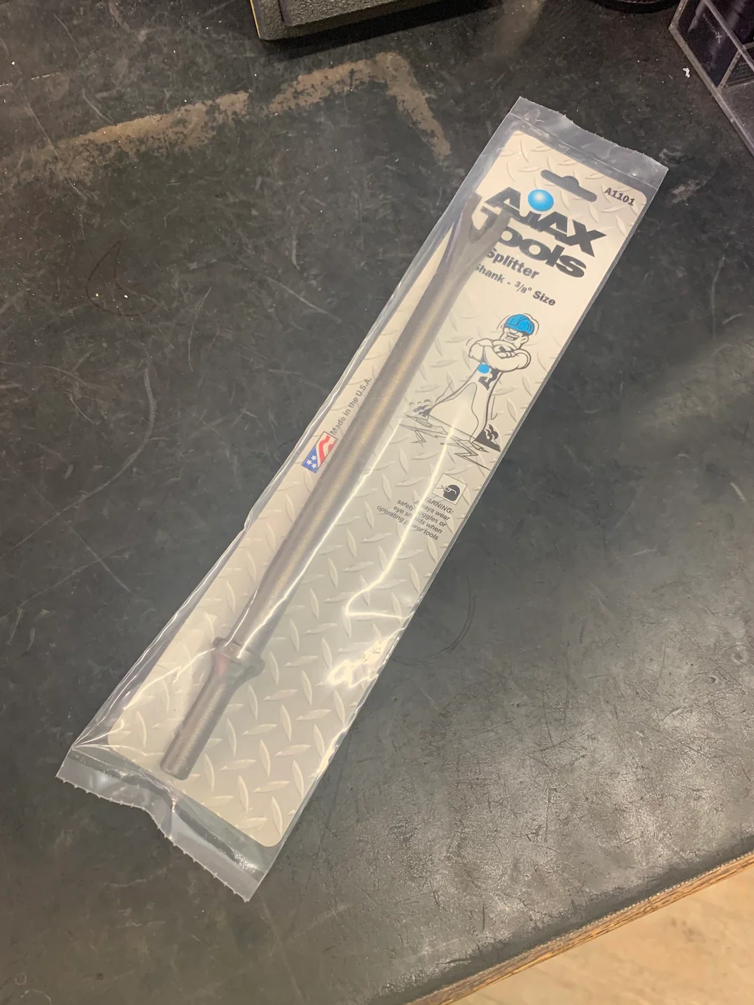 AJAX 10" 3/8" Nut Size .401 Turn Type Shank Nut Splitter Chisel (A1101) - Image 2