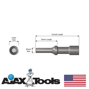 Ajax Tools A1621 1/4" Brazier Head Rivet Set (A1621) - Image 2