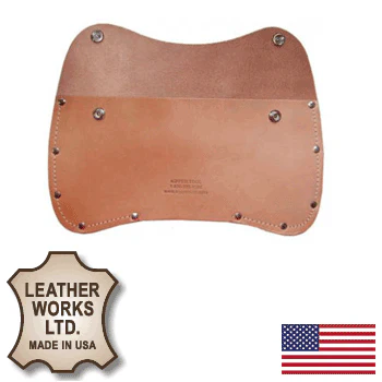 US Made Leather Axe Sheath for Double Bit Axe (A7) - Image 3