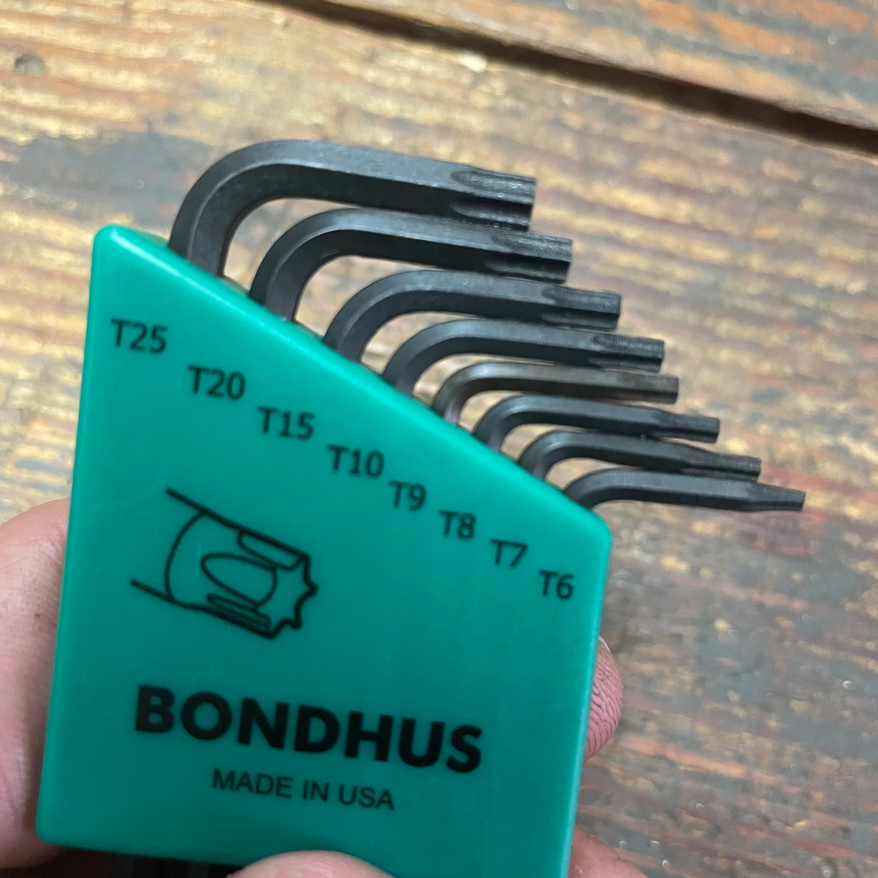 Bondhus 8pc Torx L-Wrench Set - Long Arm Style - T6 - T25 (31832) - Image 3
